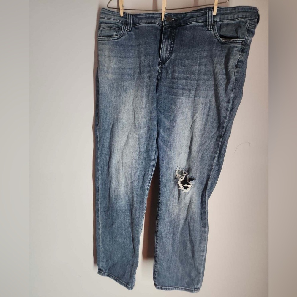 Kut from the Kloth 18w Distressed Women’s Jeans straight leg